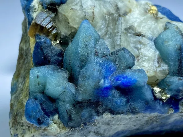 1350 CTS Beautiful  Fluorescent Afghanite With Pyrite On Matrix Specimen , @AFG