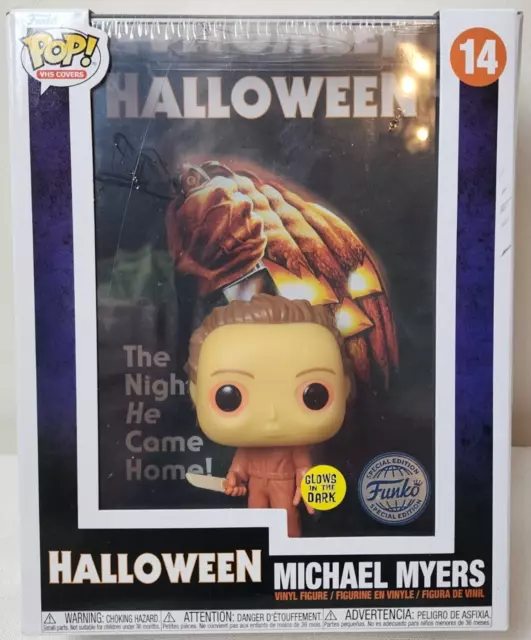 Funko Pop Vinyl Michael Myers #14 Halloween Glow GITD Special Ed ⭐ VHS Covers