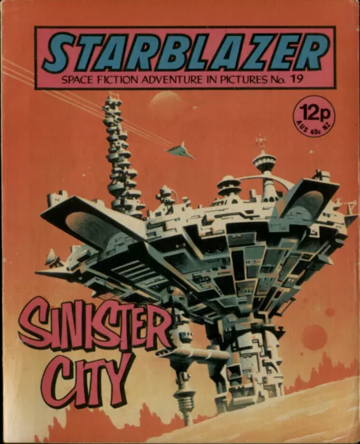 Sinister City,Starblazer Space Fiction Adventure In Pictures,No,19,1980