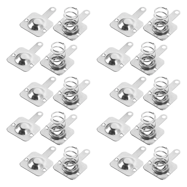 10 SETS BATTERY Connector Plates With Spring For Remote Control Adapter ...