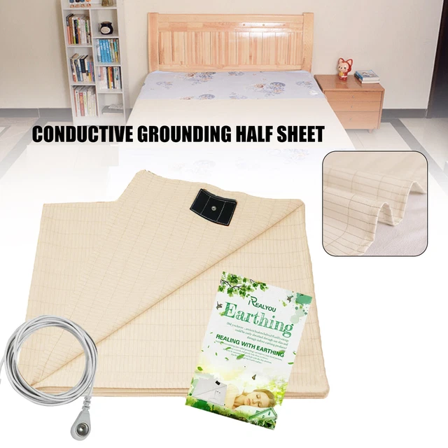 EARTHING BED SHEET Grounding Connection Cord Conductive Grounding Mat