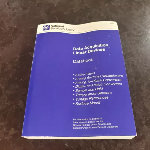 1989 National Semiconductor Data Acquisition Linear Devices Databook