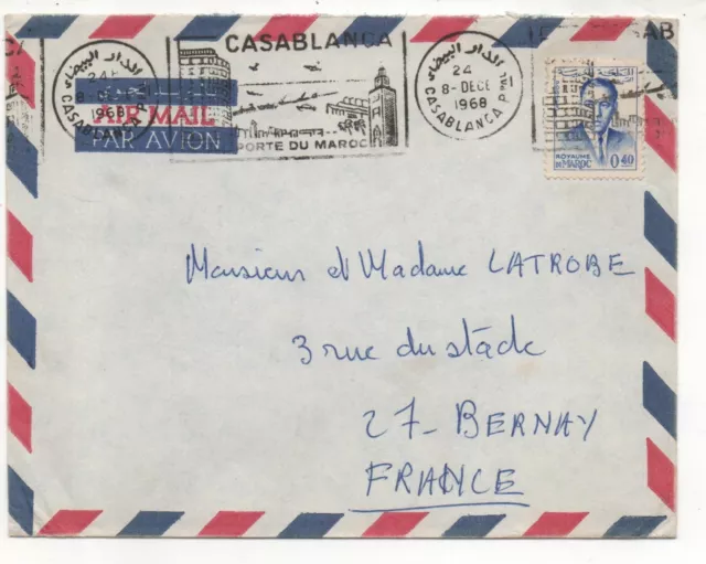 Enveloppe timbrée *** Maroc - 1965 / ref 300