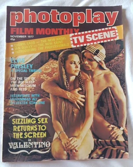 Photoplay Film Magazine Nov 1977 Elvis Presley Barbara Carrera Rudolf Nureyev