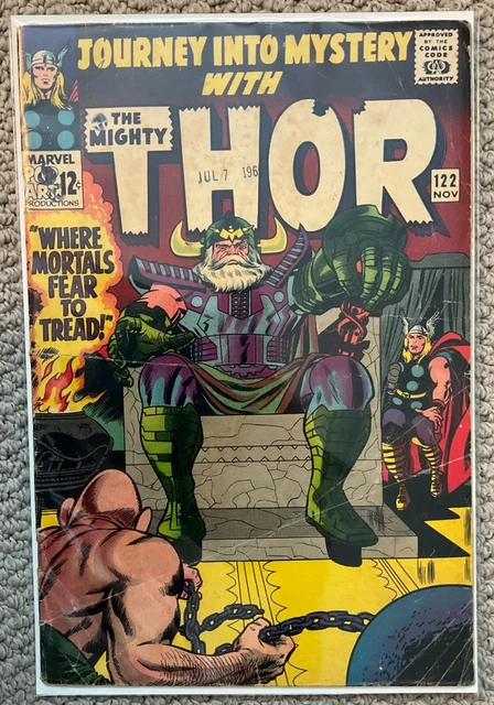 Journey Into Mystery #122 (1965) Vtg Silver Age, Jack Kirby Cover! LOW GRADE!