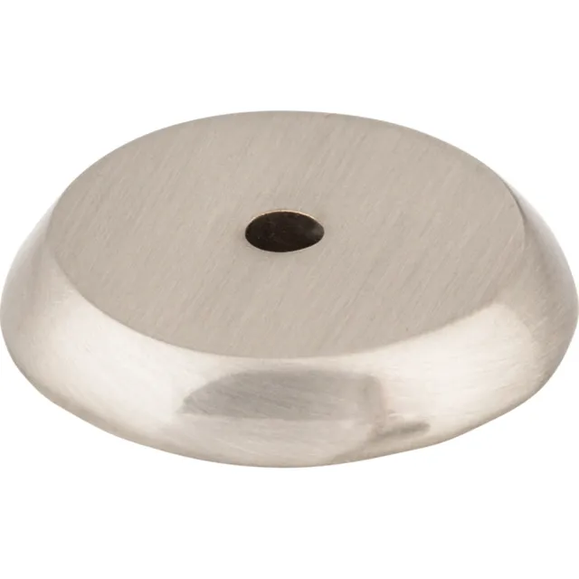 Top Knobs Cabinet  Aspen II Round Backplate 1 1/4 Inch Brushed Satin Nickel