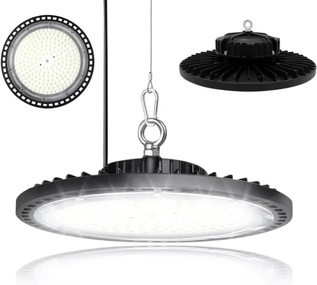 200W UFO LED Hochregallampe Industrielampe Gewerbeflächenbeleuchtung Leuchte LED