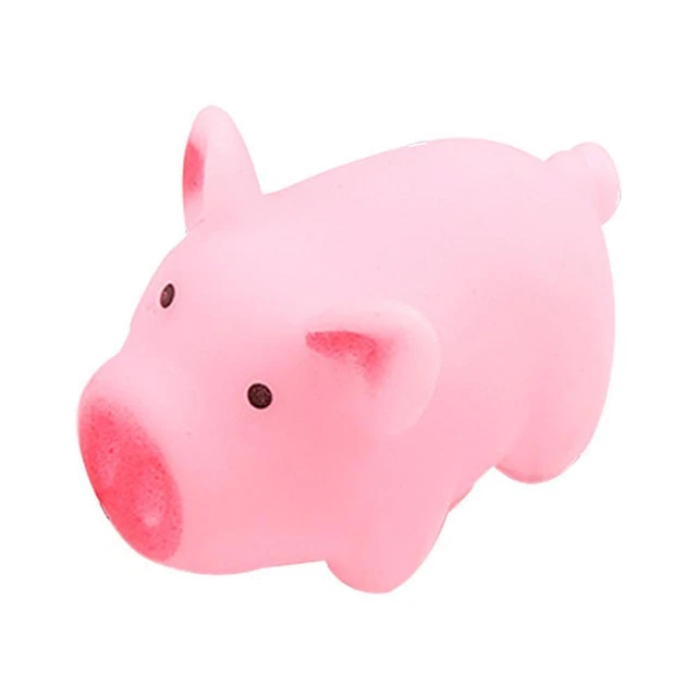 Cute Pink Screaming Pig Squeezing Music Crying Piglet Toy| Stress Reliever P3B8