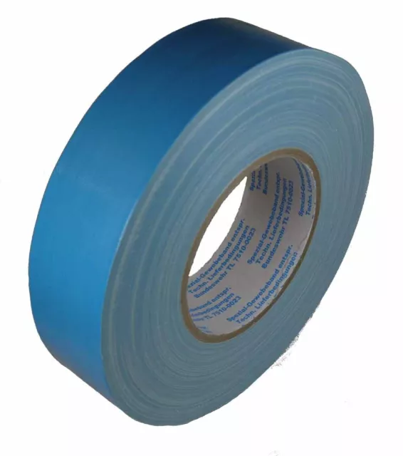 Bundeswehr Panzerband 38 mm x 50 m blau Panzertape Gewebeband Klebeband BW