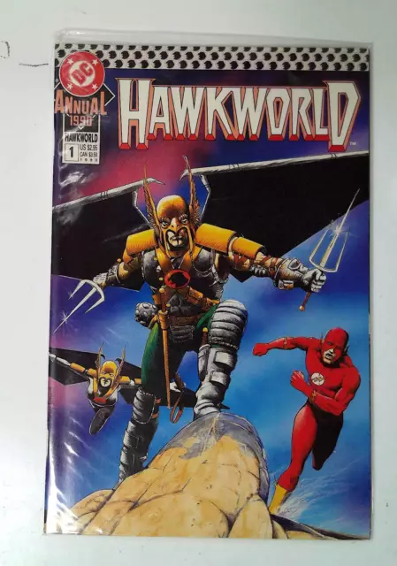 1990 Hawkworld Annual #1 DC Comics NM- 1st Print Comic Book