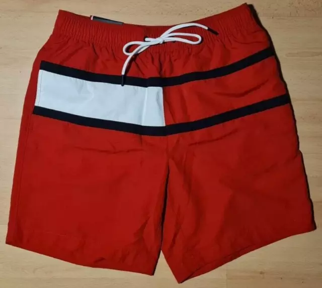 Tommy Hilfiger Badehose Herren Gr. S NEU Badeshorts Boardshort Schwimmhose