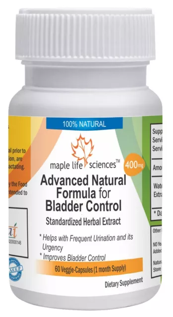 Advanced Natural Formula for Bladder Control  Helps with frequent urination 3