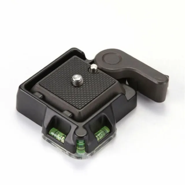 Abrazadera resistente con placa de liberación rápida para cámaras fácil de usar y eficiente