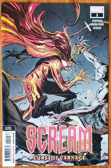 Scream #1 - VF - 2020 - Marvel Comics -  Curse of Carnage Variant - 2nd Printing