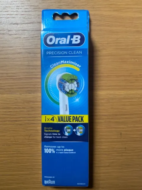 Cabezales de cepillo de dientes de repuesto Oral-B Precision limpios - paquete de 4...