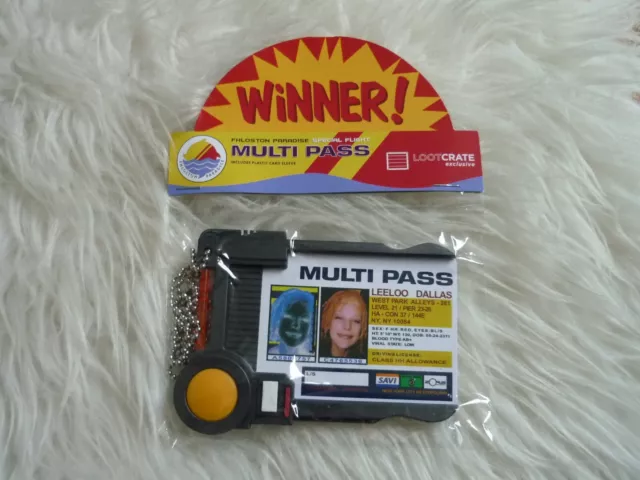 loot crate prop replica cosplay multi pass leeloo dallas special ticket paradise
