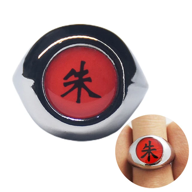 NARUTO ANIME AKATSUKI Ring Uchiha Itachi Cosplay Accessories Rings Fans