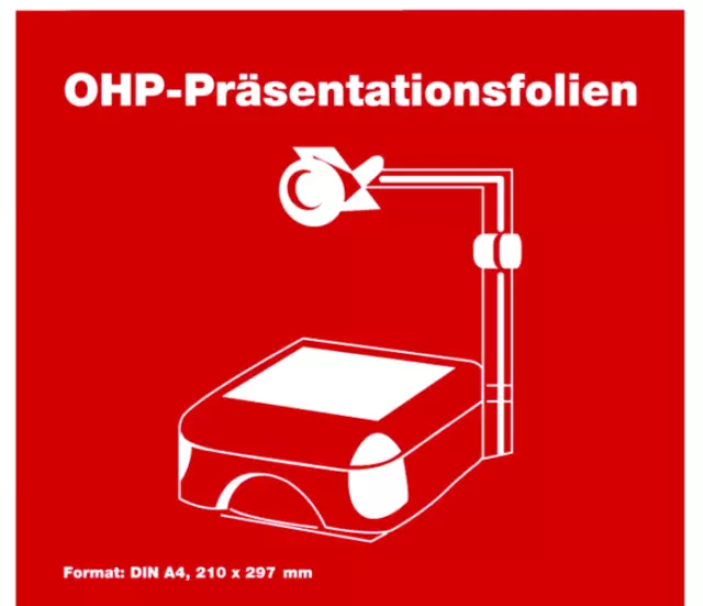 15 Stück Overheadfolien OHP Kopierfolien - Klar  Laser  A4 100 micron