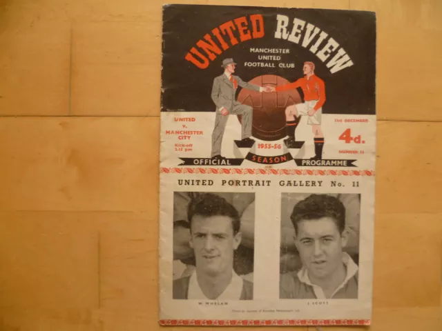 Manchester Utd v Manchester City 1955