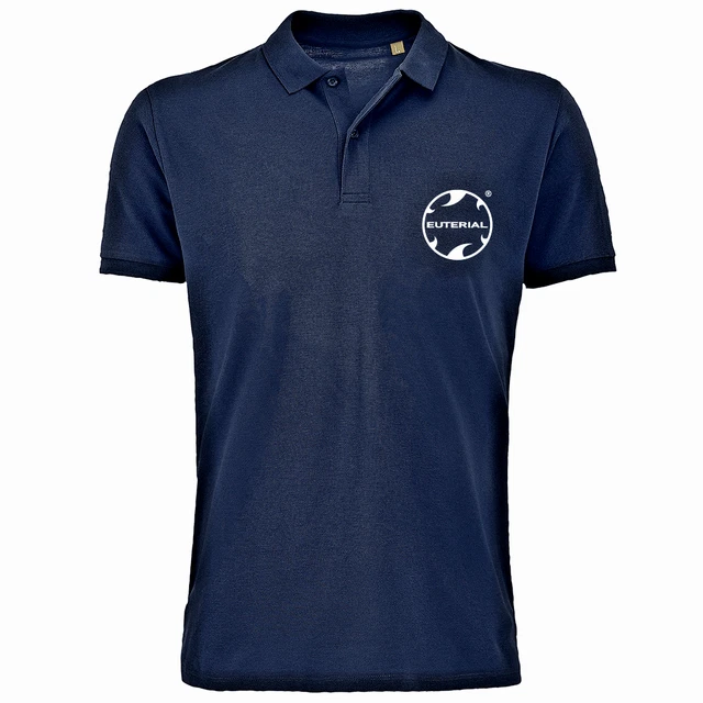 Polo Blu Da Uomo Euterial Classica Con Colletto Estiva Estate Abbigliamento 36