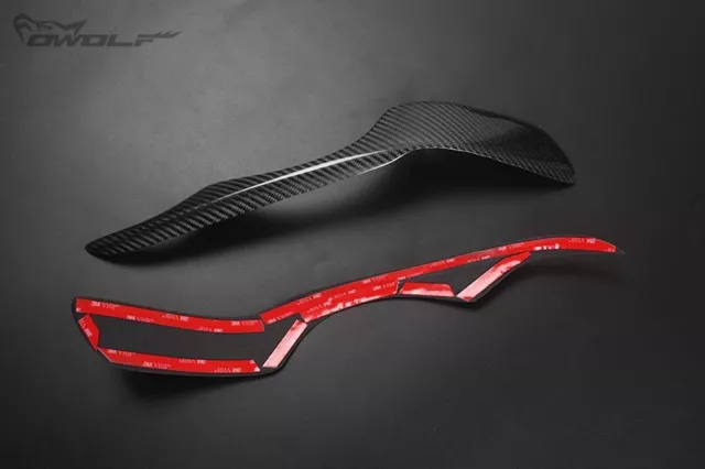 Real Carbon Fiber Eyebrows Eyelids Headlight for Lexus IS IS200 IS300 Altezza B#