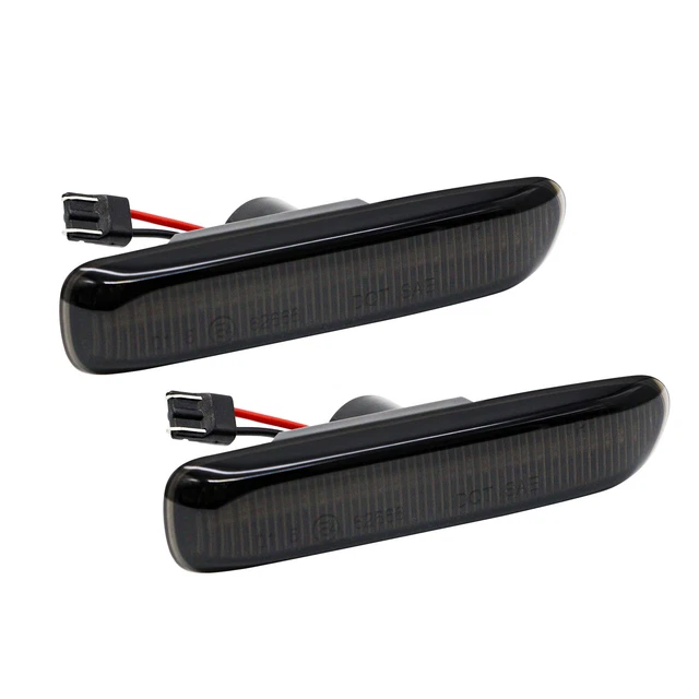 Pour BMW E46 Berline Touring Cabriolet Coupé Feux Clignotants Latéraux Noir LED