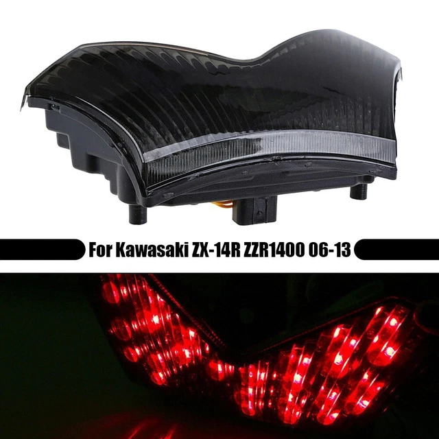 For Kawasaki Fumo Fanale Posteriore Coda Luce Ufficio Accessori LED Plastica