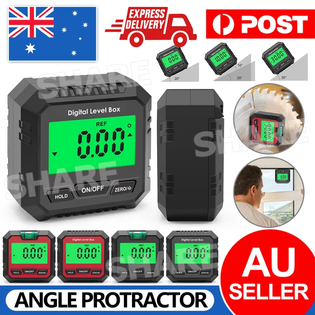MAGNETIC DIGITAL PROTRACTOR Angle Finder Gauge Inclinometer Level Meter ...