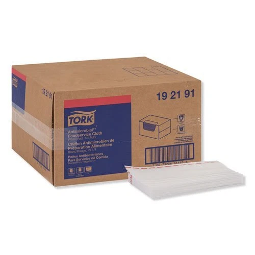 Tork Foodservice Cloth, 13" x 24", White, 150 Towels (TRK192191)
