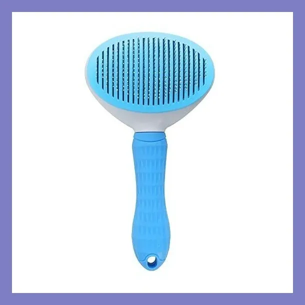 Self-Cleaning Slicker Brush Comb - Best Pet Cat Dog Grooming Long Short Hair...