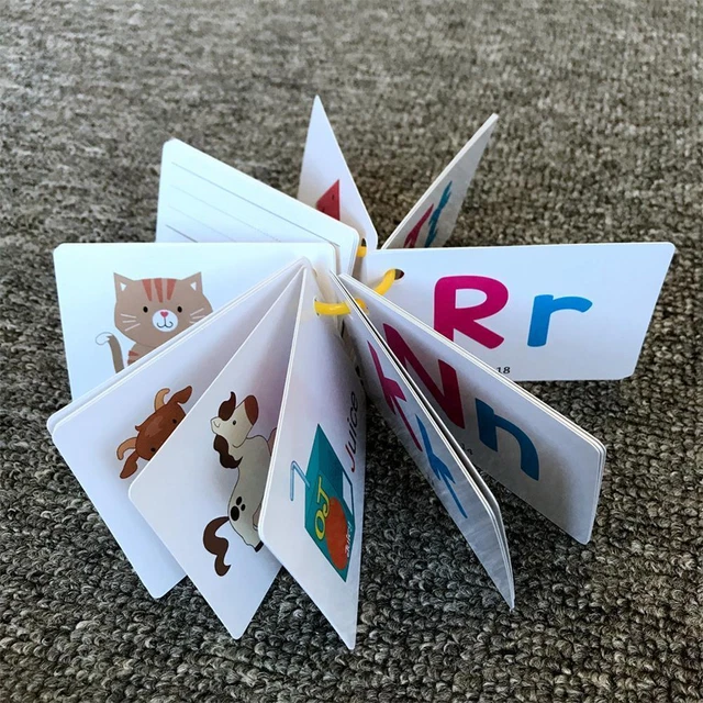 ALPHABET FLASH CARDS A-Z Kids Toddlers Preschool Early Vanc Learning ...