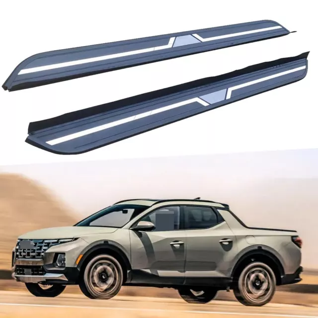 Fits for Hyundai Santa Cruz 2022-2024 Fixed Nerf Bars Running Board Side Steps