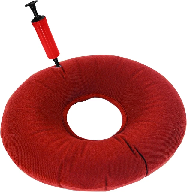 Aufblasbarer Druckentlastungsring Donut-Stützkissen. Komfort & Haltung, ideal