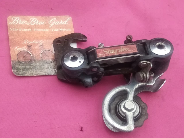Dérailleur Arrière Simplex Années 1960 - Pour Vélo Peugeot, Motobécane, Mercier