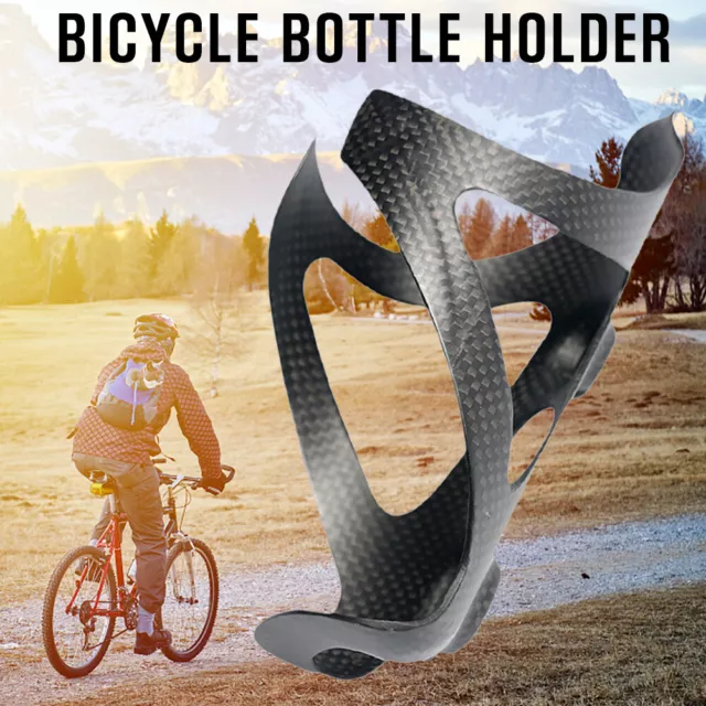 Full Carbon Fiber MTB Mountain Bike Water Bottle Rack Cage Cycling Bottle Holder 2