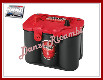AGM BATTERIA PT CRUISER CHRYSLER PTCRUISER TUTTI I MODELLI OPTIMA 50 ah ROSSA 815A 