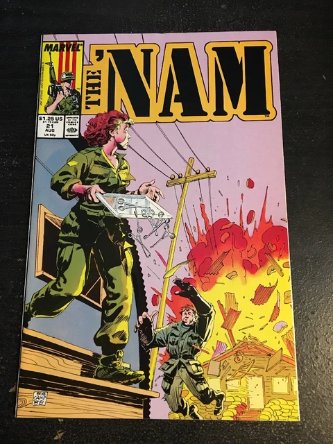 The ‘Nam#21 Incredible Condition 9.4(1988) Bob Camp Cover!