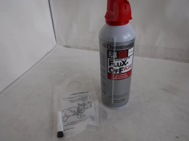 Chemtronics ES896B Flux-Off No-Clean Plus w/brush / 6-oz Can
