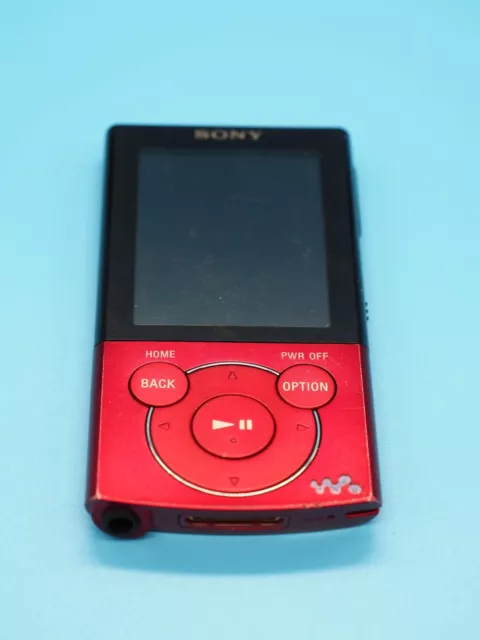 Sony Walkman NWZ-E444 8GB Digital Media Player - Blackred