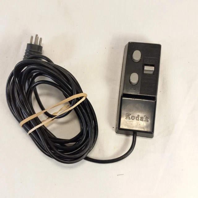 Proyector Kodak Carousel control remoto de 5 pines con enfoque hacia adelante y hacia atrás