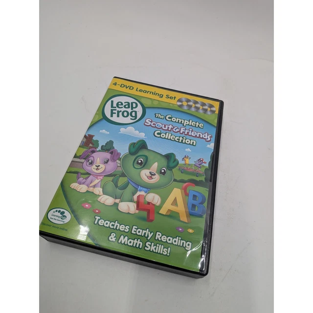 LEAPFROG THE COMPLETE Scout & Friends Collection 4-DVD Learning