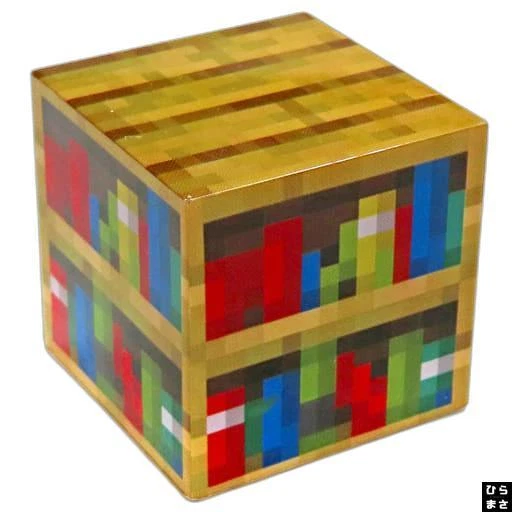 WORKBENCH MINECRAFT MINECRAFT Block Bookshelf/Oak Wood/Workbench