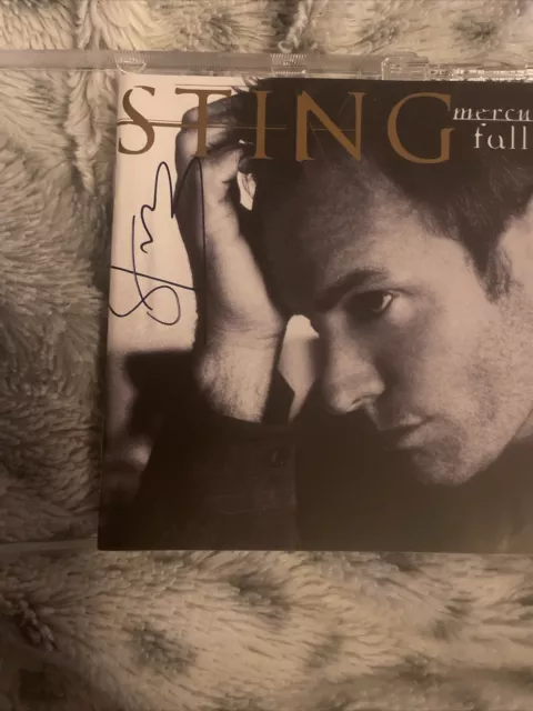 Sting Autogramm Autograph signed CD Mercury Falling