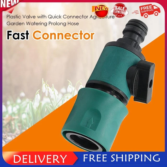 Plastic Quick Connector Pipe Hose Water Tap Adapter Garden Irrigation Tools
