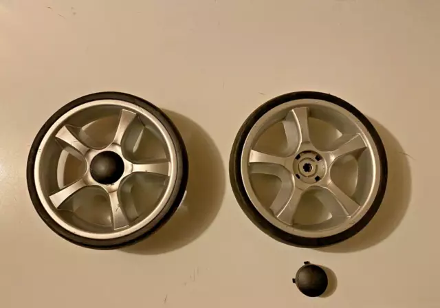 CHICCO BRAVO AIR QUICK Fold Rear Replacement Part Stroller Wheels