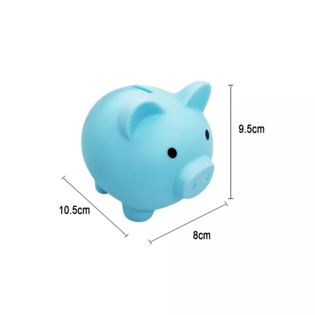 Cute Piggy Bank Saving Coins Money Box Cash Fund Gift Pig Children Kids Toy 2