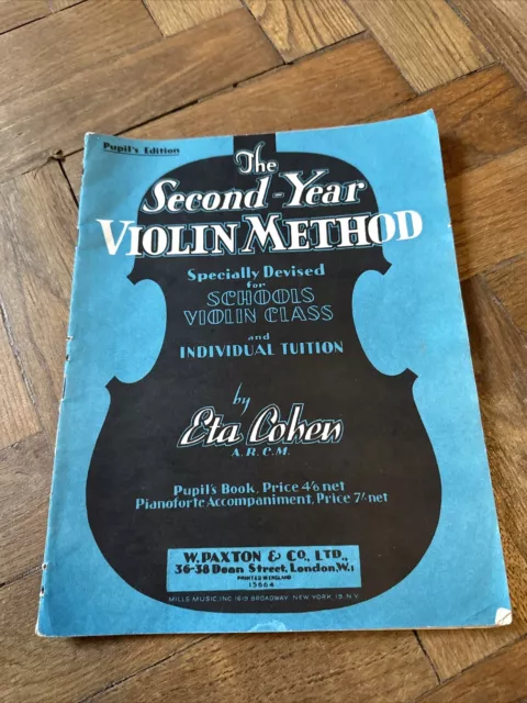 The second year violin method specially devised for schools violin class