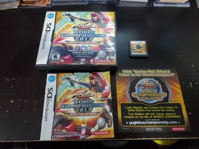 Yu-Gi-Oh 5D's World Championship 2011 Over the Nexus (DS) CIB w/ Promo  Cards 83717241829