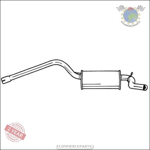 Silencieux Arrière échappement Neuf Pour Volvo 140-145 Et 240-265 – Marque Fröschl