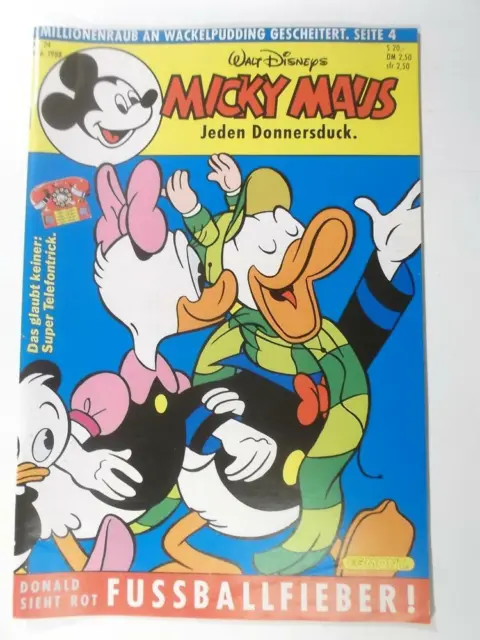 Micky Maus Heft 24 von 1988 Österreich Variant Cover ohne Beilage Z 1-2